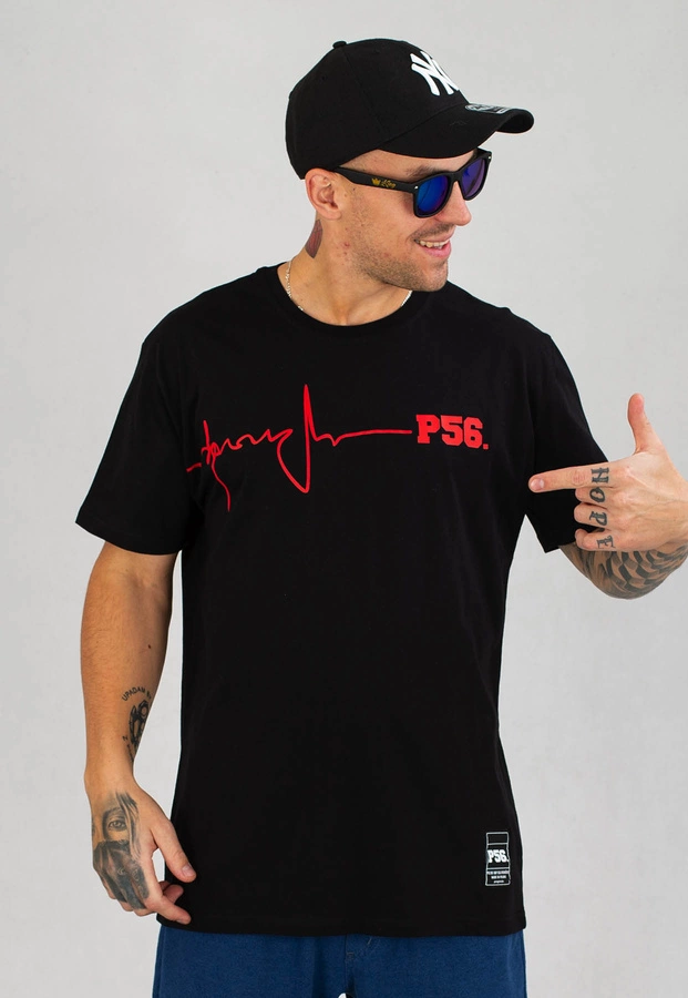 T-shirt Dudek P56 Tętno 19 czarna