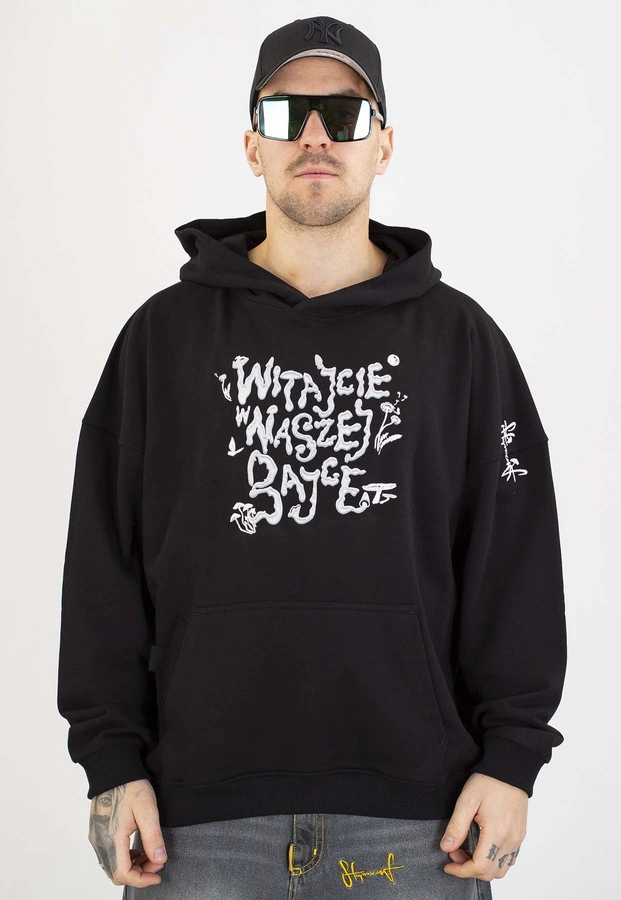 Bluza Stoprocent Z Kapturem Witajcie W Naszej Bajce czarna