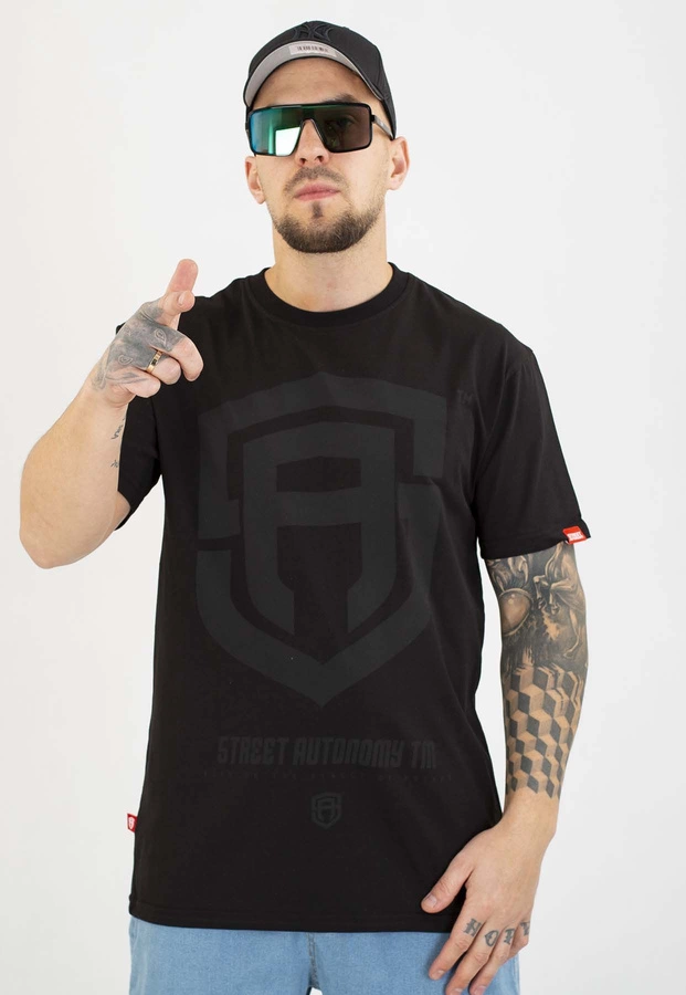 T-shirt Street Autonomy Classic czarno czarna