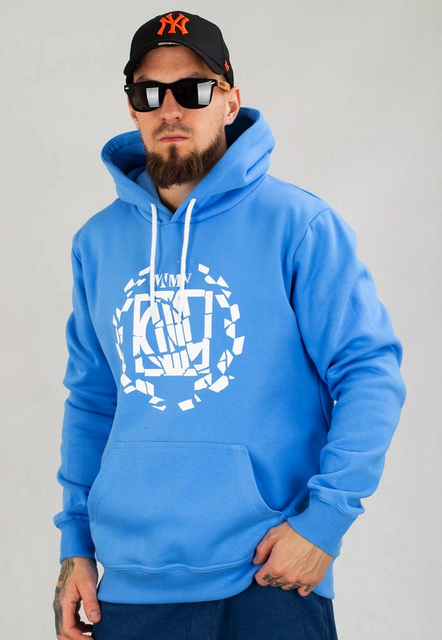 Bluza Diil Hoodie Laur Broken błękitna
