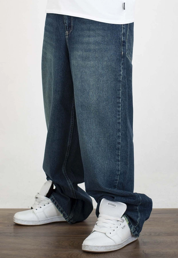 Spodnie I8 Denim BAG102 Baggy dark blue