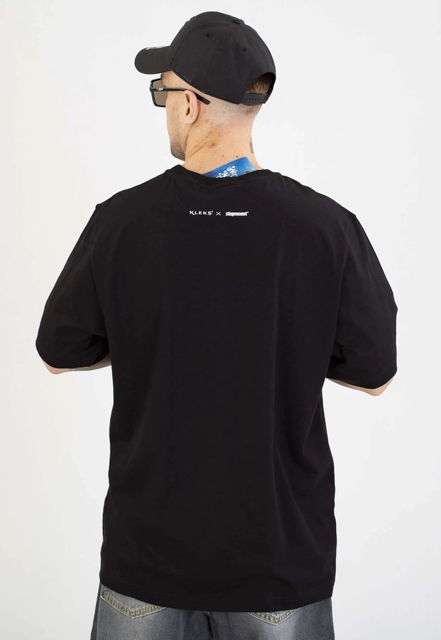 T-shirt Stoprocent Buttons czarny