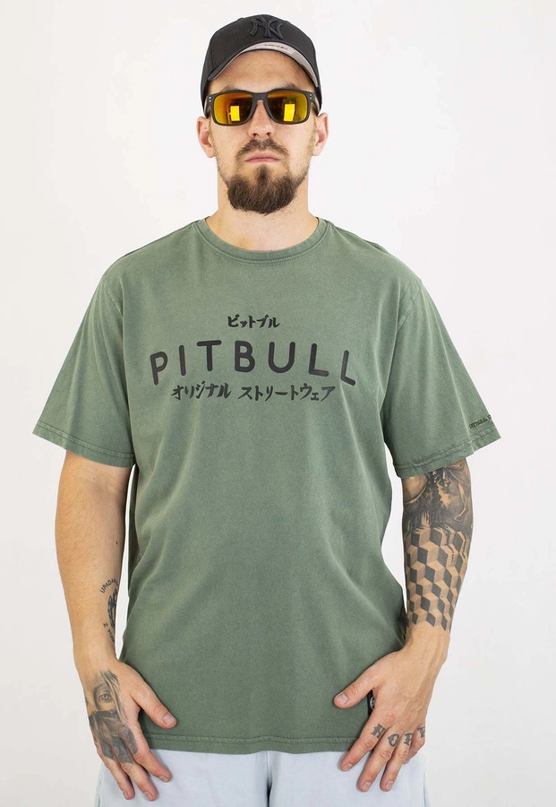T-shirt Pit Bull Mt.Fuji 190 sage green