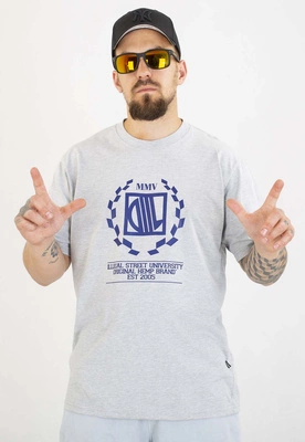 T-shirt Diil Laur szaro granatowy