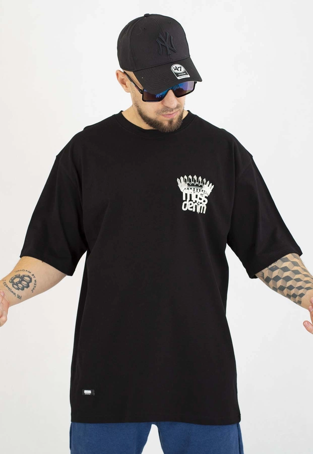 T-shirt Mass Crown czarny