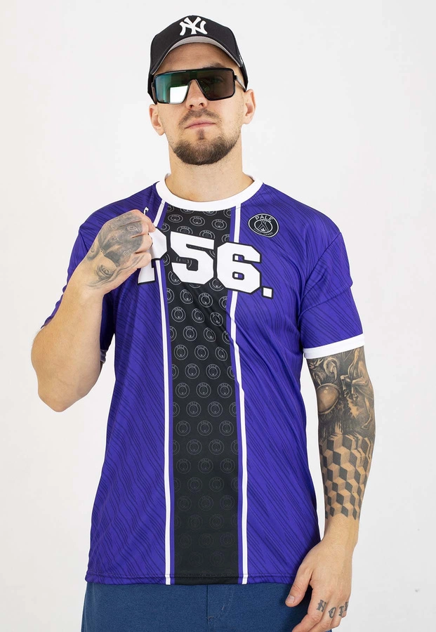 T-shirt Dudek P56 Palę Sobie Grass Football fioletowy