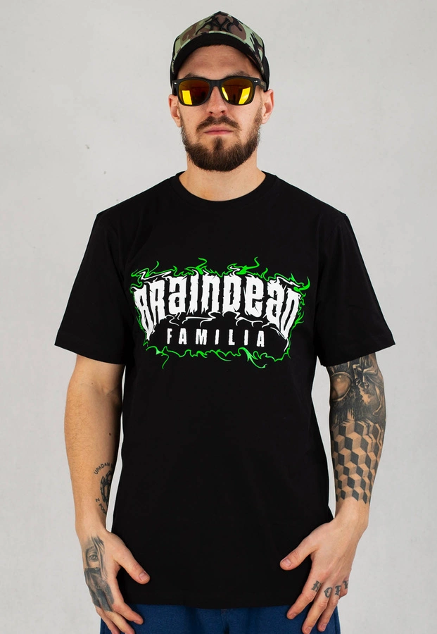 T-shirt Brain Dead Familia Ośmiornica czarny