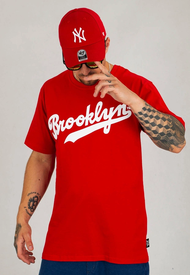 T-shirt Red Eyes Brooklyn czerwony