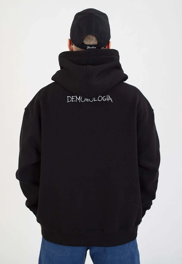 Bluza Demonologia Z Kapturem Kapelusznik czarna