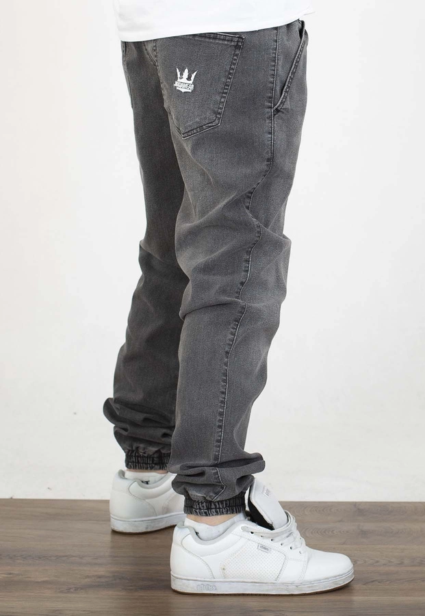 Spodnie Jigga Wear Crown Jogger Jeans grey