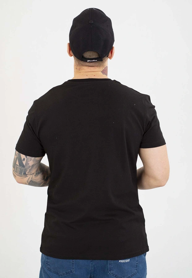 T-shirt Patriotic P Double Line czarny