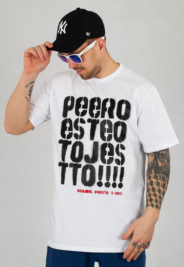 T-shirt Prosto Toesto biały