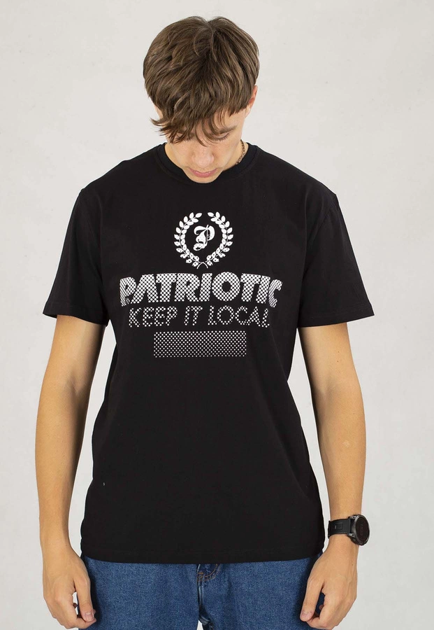 T-shirt Patriotic P-Laur Haftone czarny