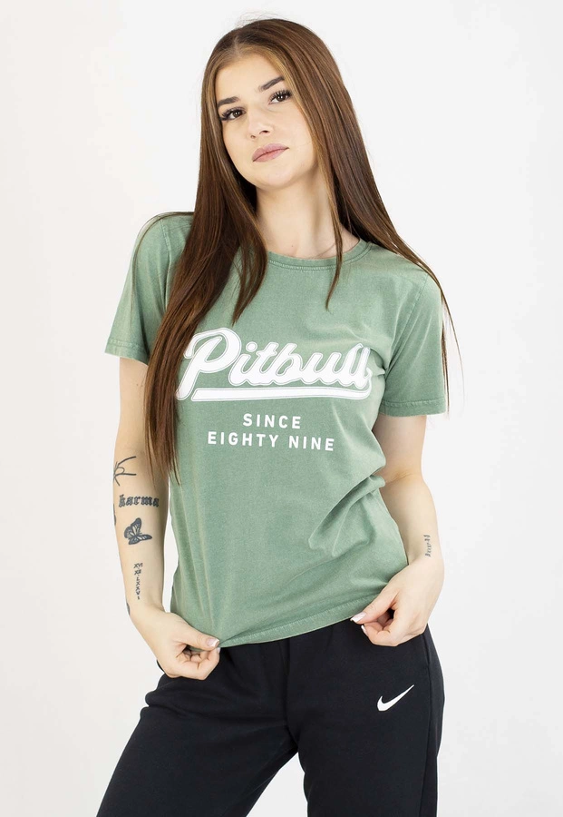 T-Shirt Pit Bull Angel Logo 190 green