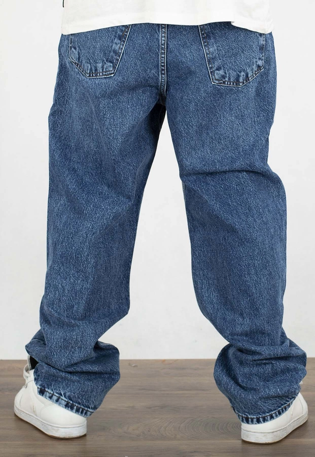 Spodnie I8 Denim BAG64 Baggy medium blue