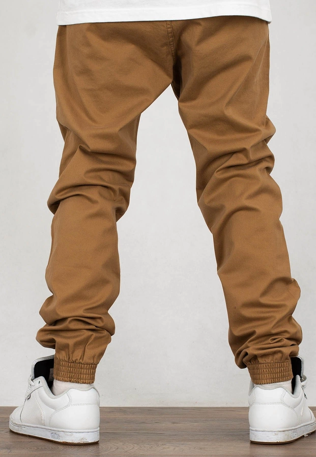 Spodnie Prosto Chino Jogger Call camel