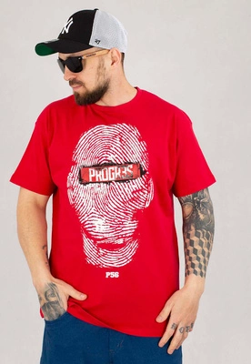 T-shirt Dudek P56 Imprinnt Progres czerwony