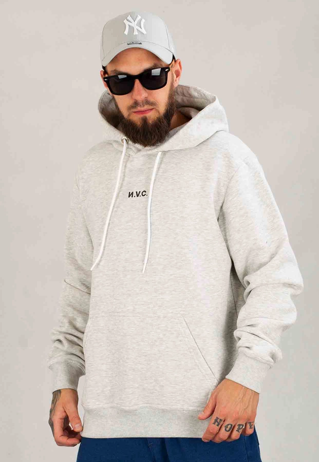 Bluza Nice View Brand Z Kapturem Small szara