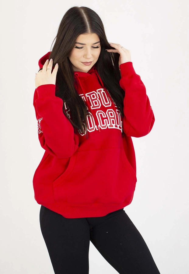 Bluza Pit Bull Z Kapturem Fiora wild red