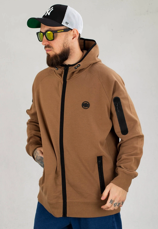 Bluza Pit Bull Hooded Zip Hermes brązowa