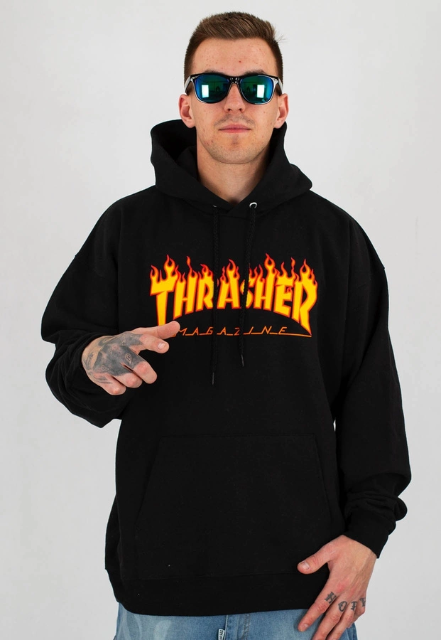 Bluza Thrasher Flame czarna