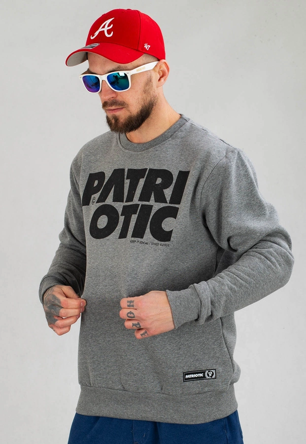 Bluza Patriotic Crewneck CLS grafitowa