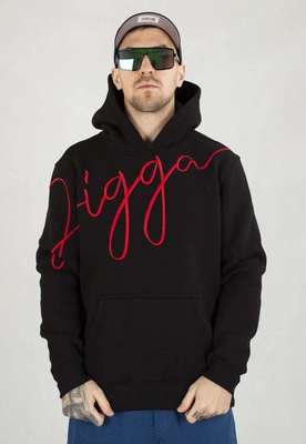 Bluza Jigga Wear Z Kapturem Tag czarna