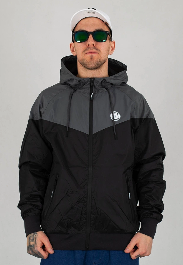 Kurtka Pit Bull Division czarno szara