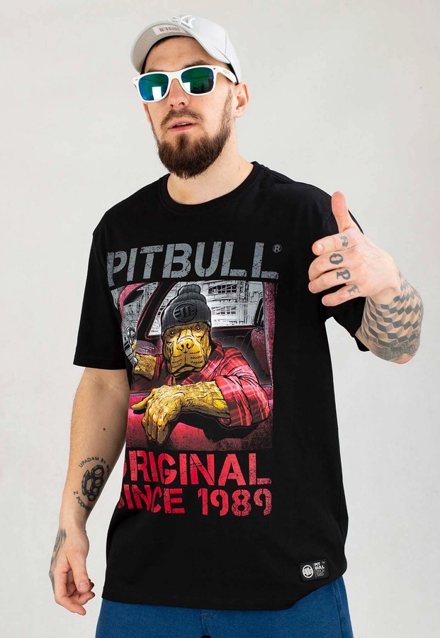 T-shirt Pit Bull Drive czarny