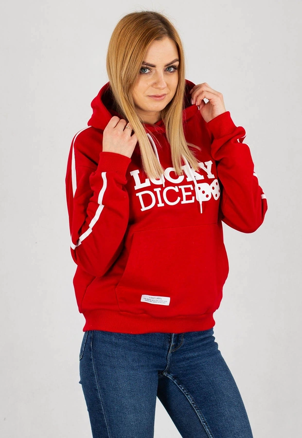 Bluza Lucky Dice Classic PJP czerwona