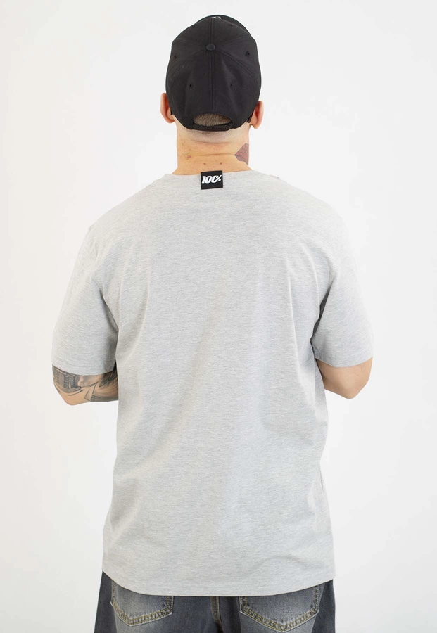 T-shirt Stoprocent Essa szaro pomarańczowy