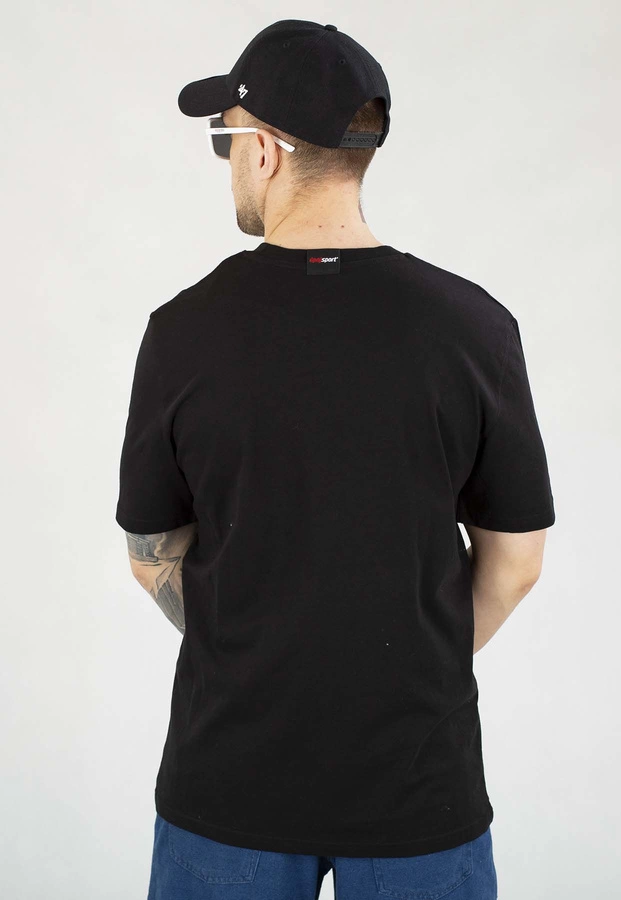 T-shirt Stoprocent Ćpaj Sport Logo czarny