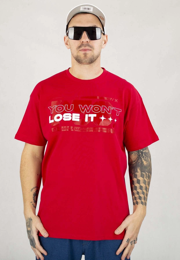 T-shirt Dudek P56 You Wont Lose It czerwony