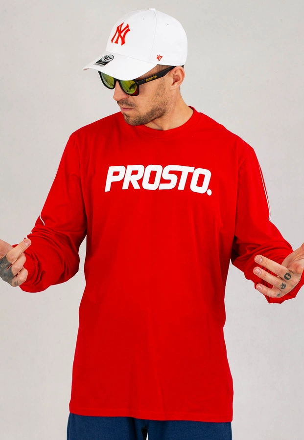 Longsleeve Prosto Clazo czerwony