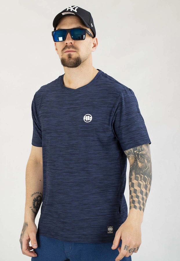 T-shirt Pit Bull Casual Sport Small Logo navy melange 