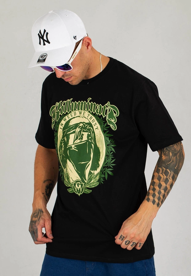 T-shirt Ganja Mafia Franklin czarny