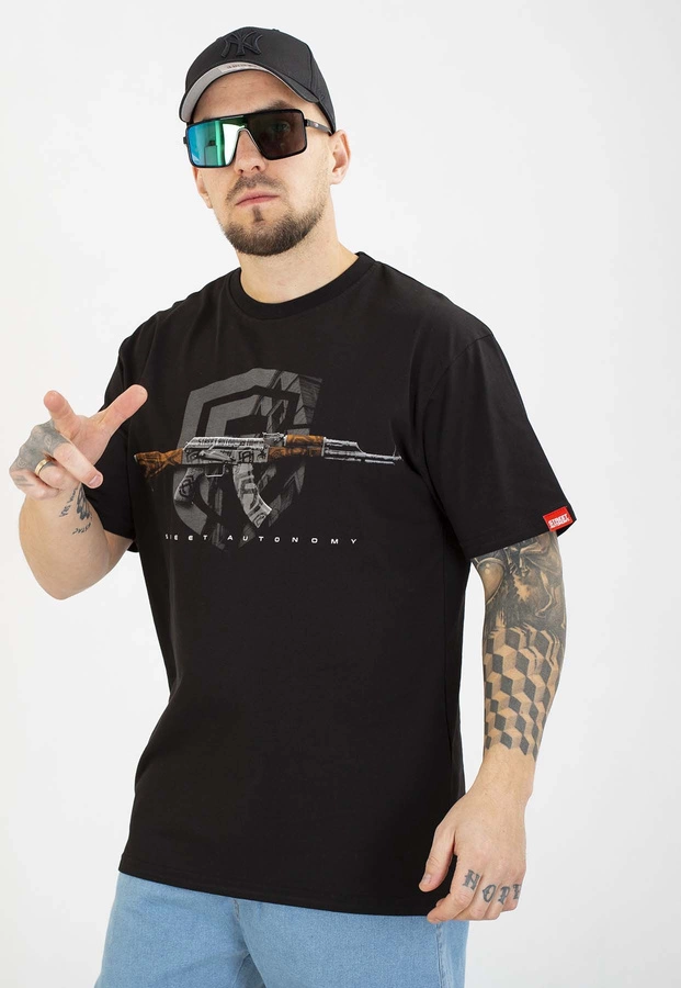 T-shirt Street Autonomy AK czarny