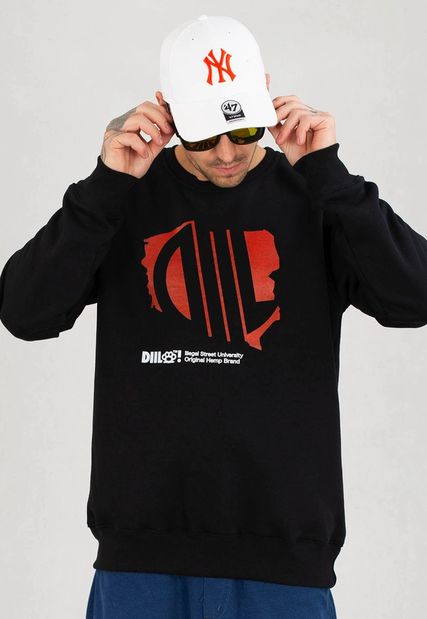 Bluza Diil Polska czarna