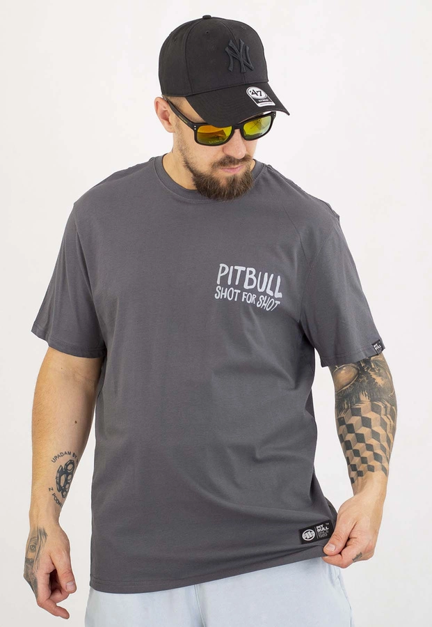 T-shirt Pit Bull Shot For Shot 170 graphite