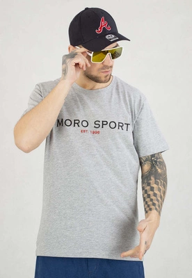 T-shirt Moro Sport Moro University grafitowy