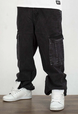 Spodnie I8 Denim BAG41 Baggy black washed