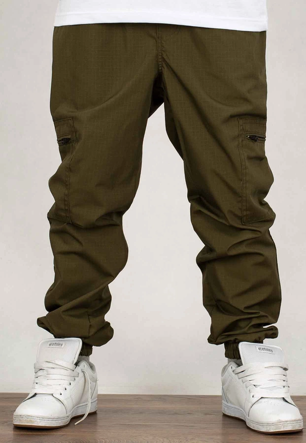 Spodnie Jigga Wear Crown Ripstop Cargo khaki