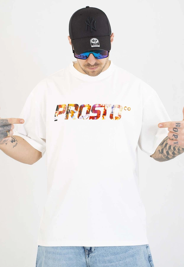 T-shirt Prosto Rated ecru