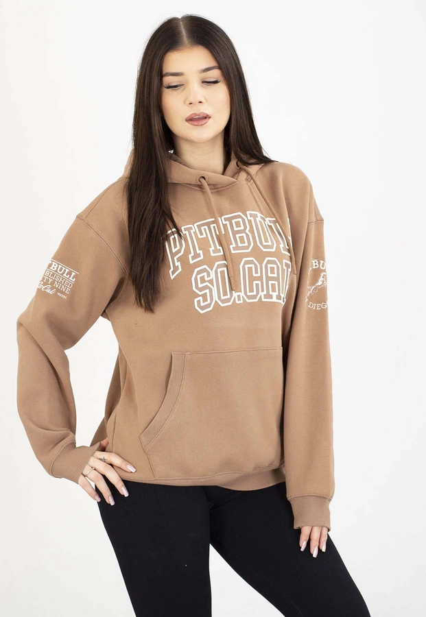 Bluza Pit Bull Z Kapturem Fiora chocolate mousse