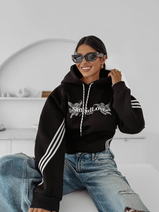 Bluza Olavoga Z Kapturem Viti czarna