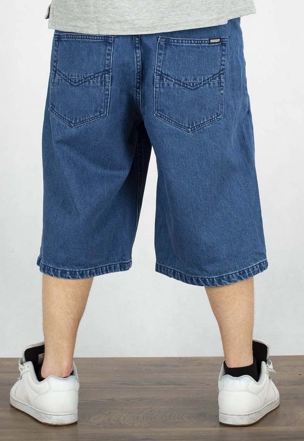 Spodenki Mass Jeans Slang Baggy Fit blue