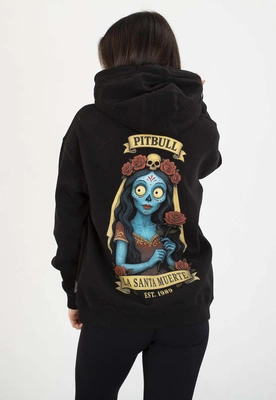 Bluza Pit Bull Z Kapturem Oversize La Santa Muerte czarna