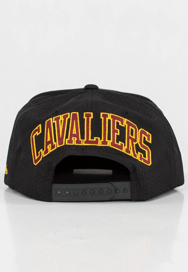 Czapka Snapback Mitchell & Ness NBA Black Riptop Honeycomb Cleveland Cavaliers