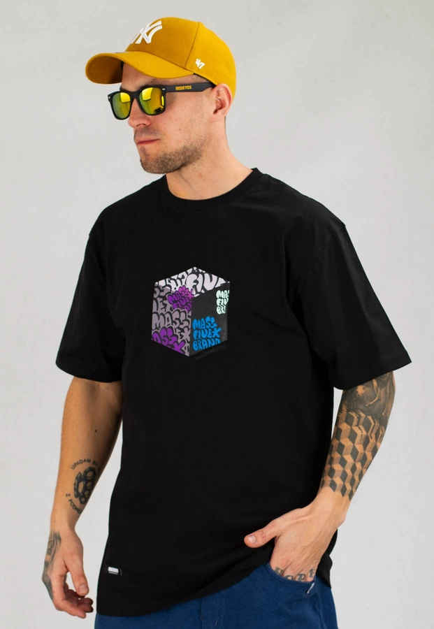 T-shirt Mass Cube czarny