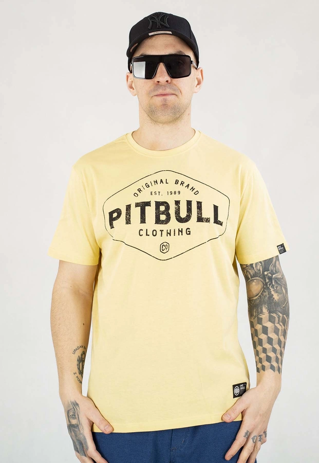 T-shirt Pit Bull Ultra Light Pitbull Co. żółty